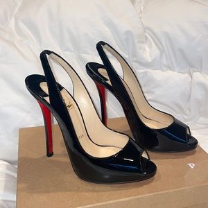 Christian Louboutin Gamma Talon 120 Patent Size 37.5